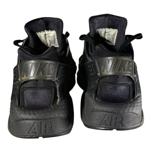 Nike Air Huarache Triple Black Sneaker Size 8 318429-003 Retro Running - Picture 5 of 8